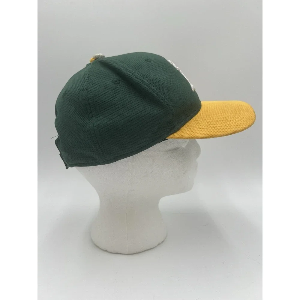 Oakland Athletics A's YOUTH Adjustable Team MLB OC Sports Green Yellow Hat Cap